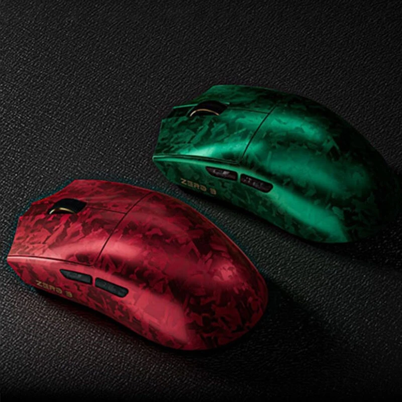 XINMENG ZERO3 Pro Carbon Fiber Wireless Gaming Mouse Tri-mode Lightweight PAW3395/PAW3311 Sensor Dual 8K Polling Rate 500mAh Rechargeable Office Gaming Mouse — view 2