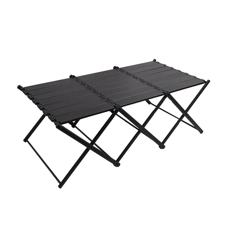 Xmund 2-in-1 Ultra-Light Outdoor Folding Shelves and Tables Camping Portable Multi Layer Shelves Table Picnic Supplies Equipment Storage  for Outdoor Camping, Picnics, BBQs — view 9