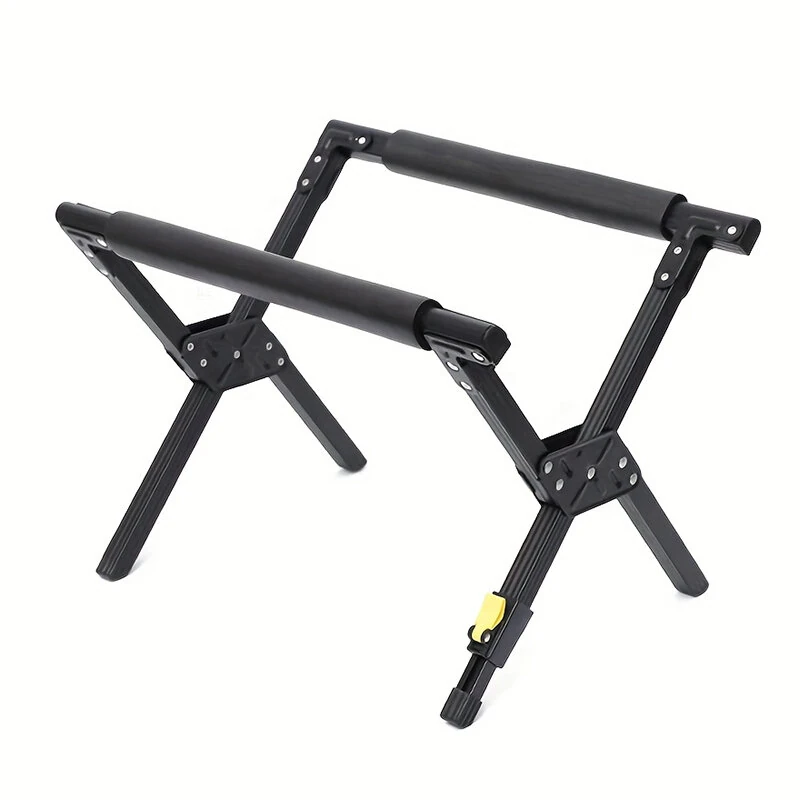 Xmund Aluminum Alloy Folding Stand Frame Adjustable Portable Outdoor Camping Stand for BBQ Fishing Luggage — view 2
