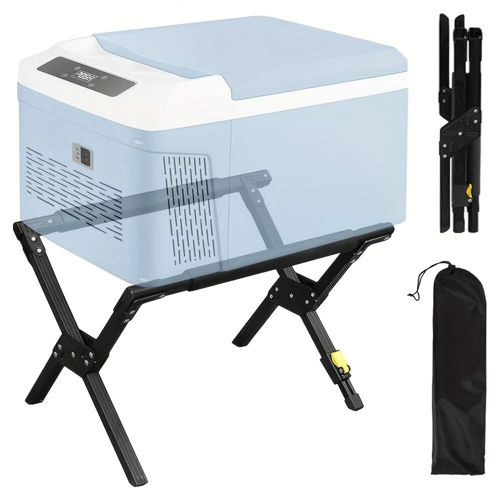 Xmund Aluminum Alloy Folding Stand Frame Adjustable Portable Outdoor Camping Stand for BBQ Fishing Luggage — view 8
