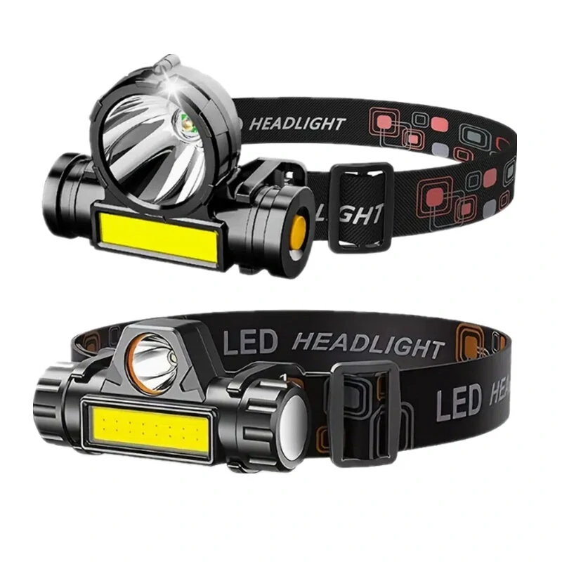 XMUND Waterproof LED Headlamp Handfree COB Work Light with Magnet USB Headlight Built-in Battery Suit for Fishing Camping — Xmund
