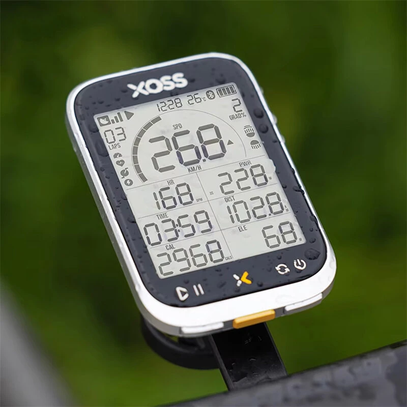 XOSS G+ Gen.3 GPS Bike Computer 2.8 Inch Screen ANT+ Bluetooth IP67 Waterproof  40H Battery Cycling Speedometer Odometer — view 7