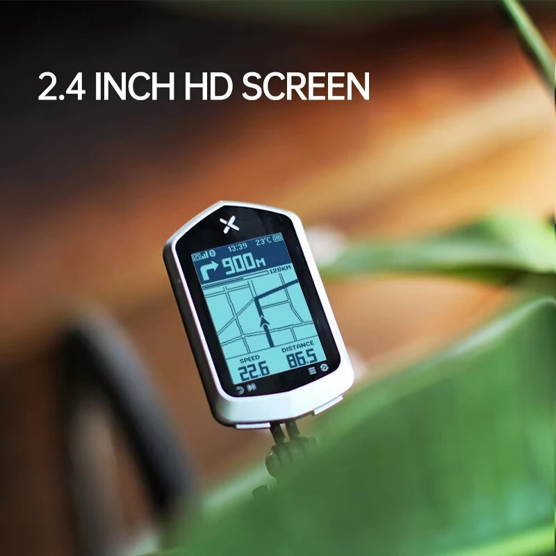 XOSS NAV Plus Bike Computer 2.4 Inch Wireless Cycling Speedometer GPS Navigation Map Waterproof Bluetooth ANT+ IPX7 Waterproof Cadence Speed — view 3