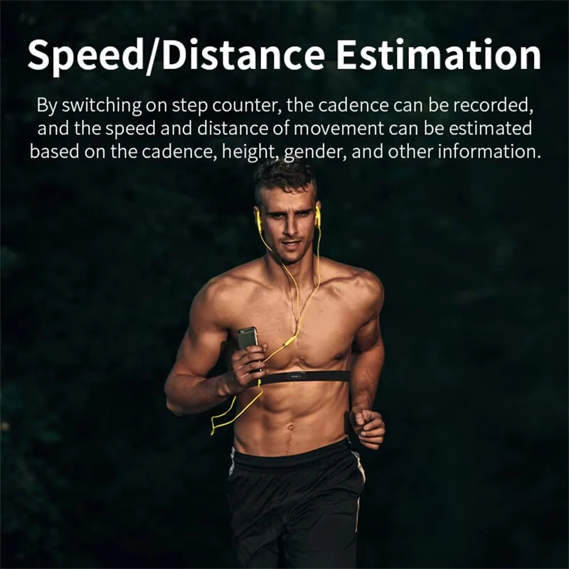 XOSS X2 Pro Heart Rate Sensor Independent Record Data Chest Strap HRM Monitor Bluetooth ANT+ Health Fitness Smart Sensor for Cycling Swimming Running — view 4