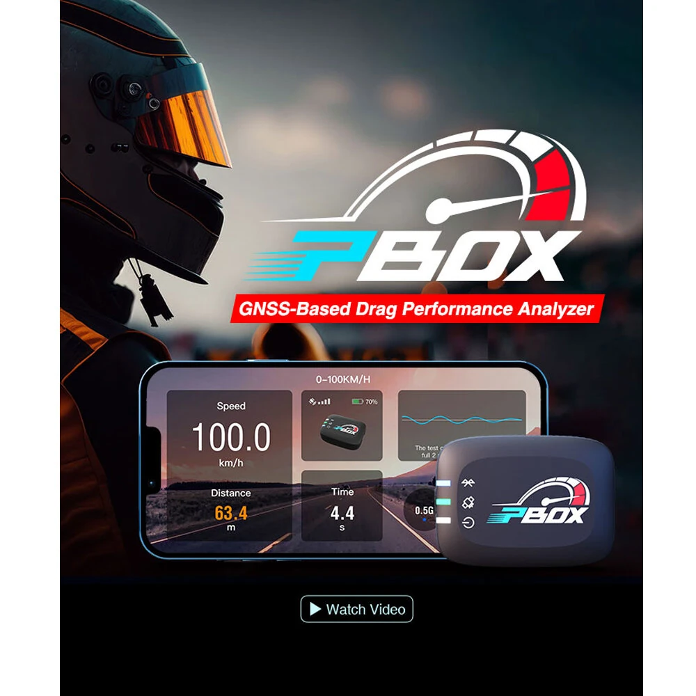 Xparkle PBOX Mini GPS Based Performance Meter Box Vehicle Performance Analyzer with Acceleration Analysis Braking Distance Real-Time Video — view 2