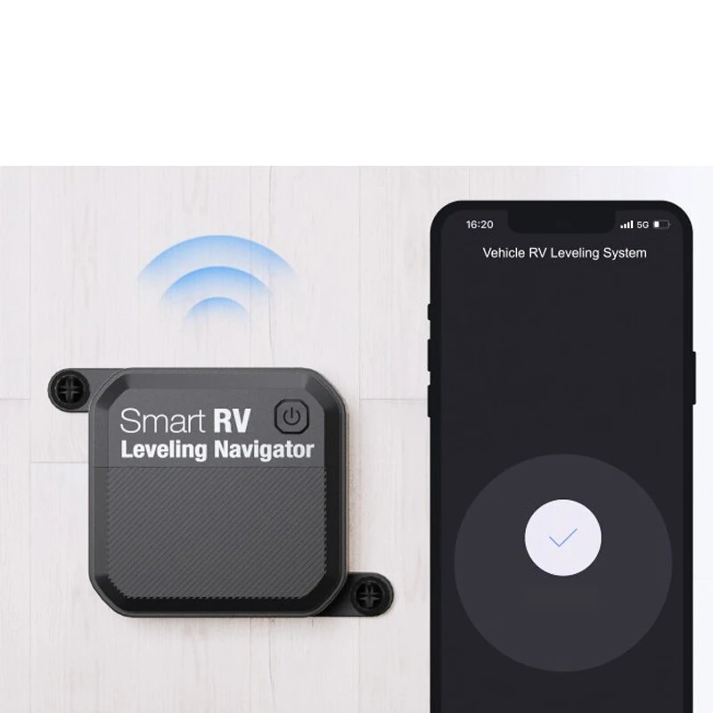 Xparkle Smart RV Leveling System bluetooth Wireless Control RVS01 Real-Time Precise Leveling Measurements Advanced Wireless Camper Leveler — view 3