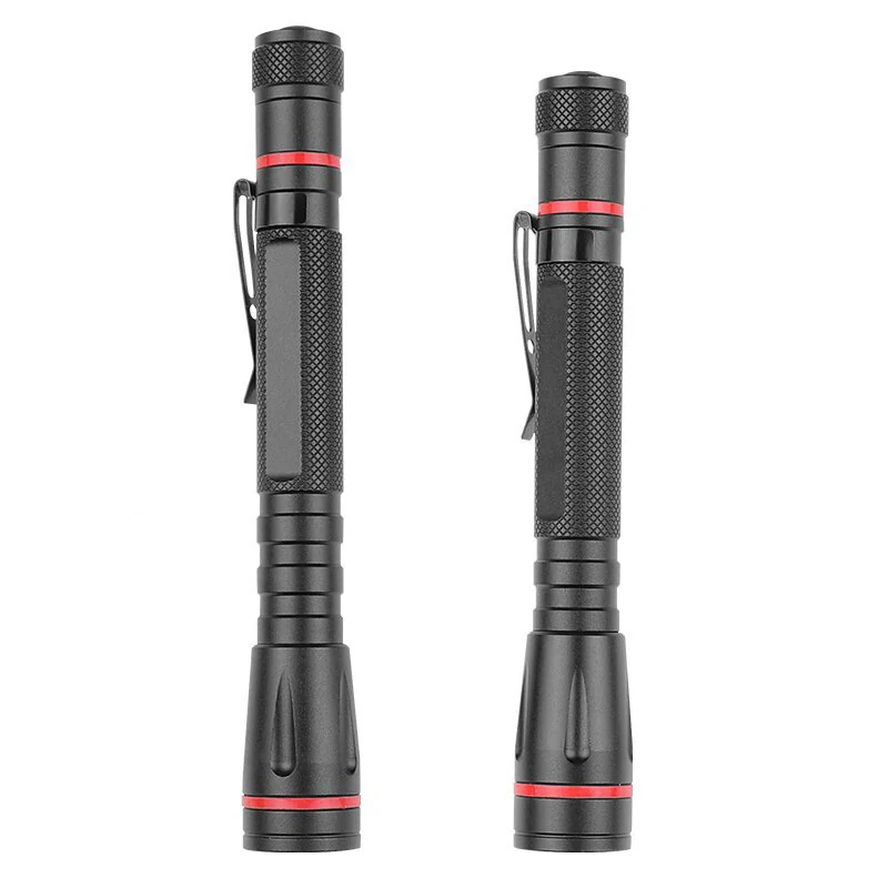 XPE LED Zoomable Penshape Detection Flashlight Focus Adjustable Mini LED Torch Penlight Pocket Light — view 2