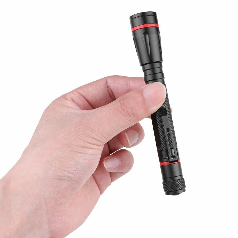 XPE LED Zoomable Penshape Detection Flashlight Focus Adjustable Mini LED Torch Penlight Pocket Light — view 3