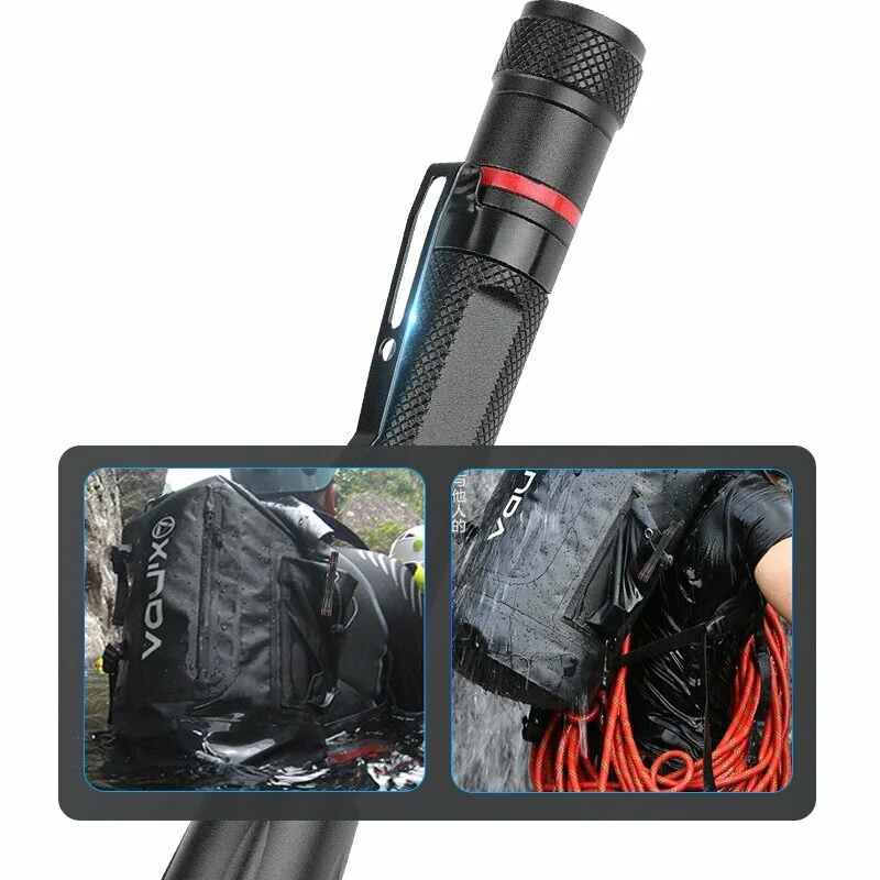 XPE LED Zoomable Penshape Detection Flashlight Focus Adjustable Mini LED Torch Penlight Pocket Light — view 4