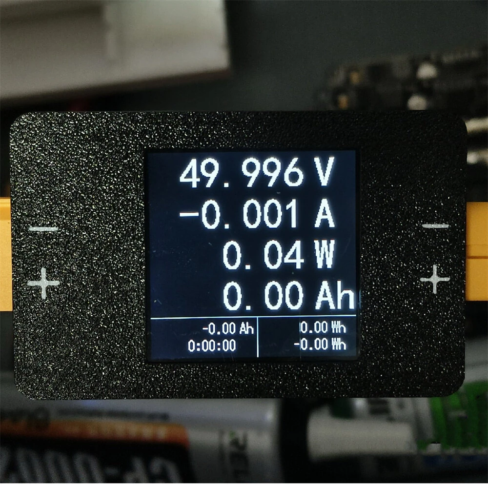 XT60 8-150V Power Meter 1.5 Inch LCD Dual Directional Monitoring High Precision Real-Time Voltage Current Measurement — view 6