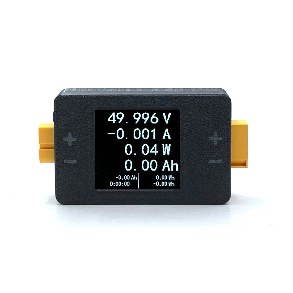 XT60 8-150V Power Meter 1.5 Inch LCD Dual Directional Monitoring High Precision Real-Time Voltage Current Measurement — view 7