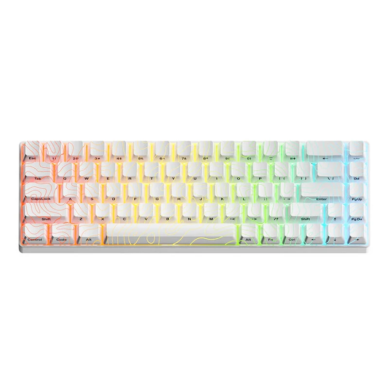 XVX HE68 Hall Effect Customized Wired Mechanical Keyboard Half-aluminum Magnetic Switch RGB Backlight Support 0.01mm Rapid Trigger 8K Polling Rate + 16K Scanning Rate 68% Gaming Keyboard — view 3
