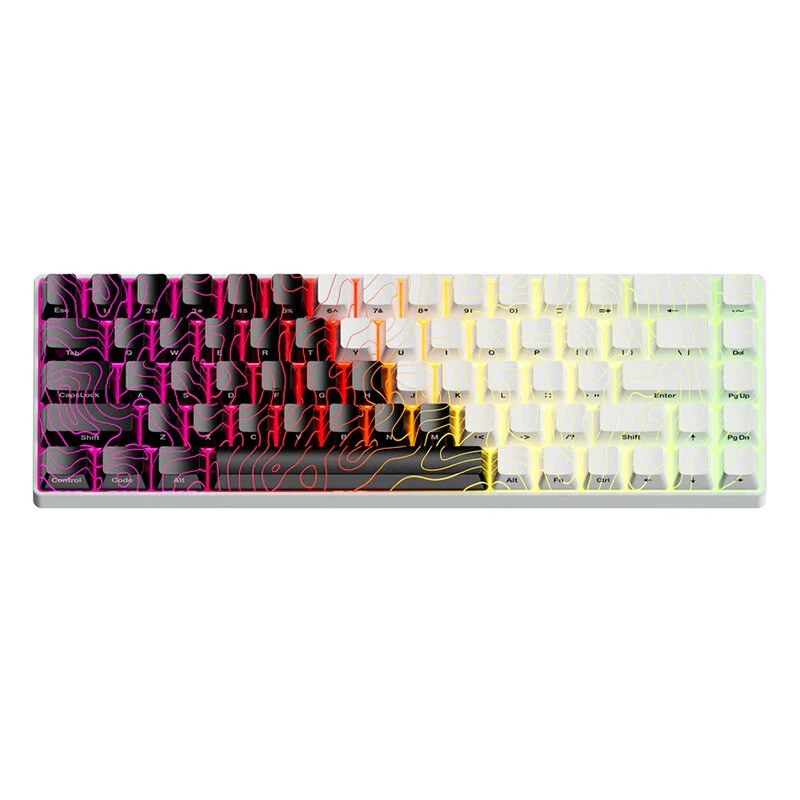 XVX HE68 Hall Effect Customized Wired Mechanical Keyboard Half-aluminum Magnetic Switch RGB Backlight Support 0.01mm Rapid Trigger 8K Polling Rate + 16K Scanning Rate 68% Gaming Keyboard — view 4