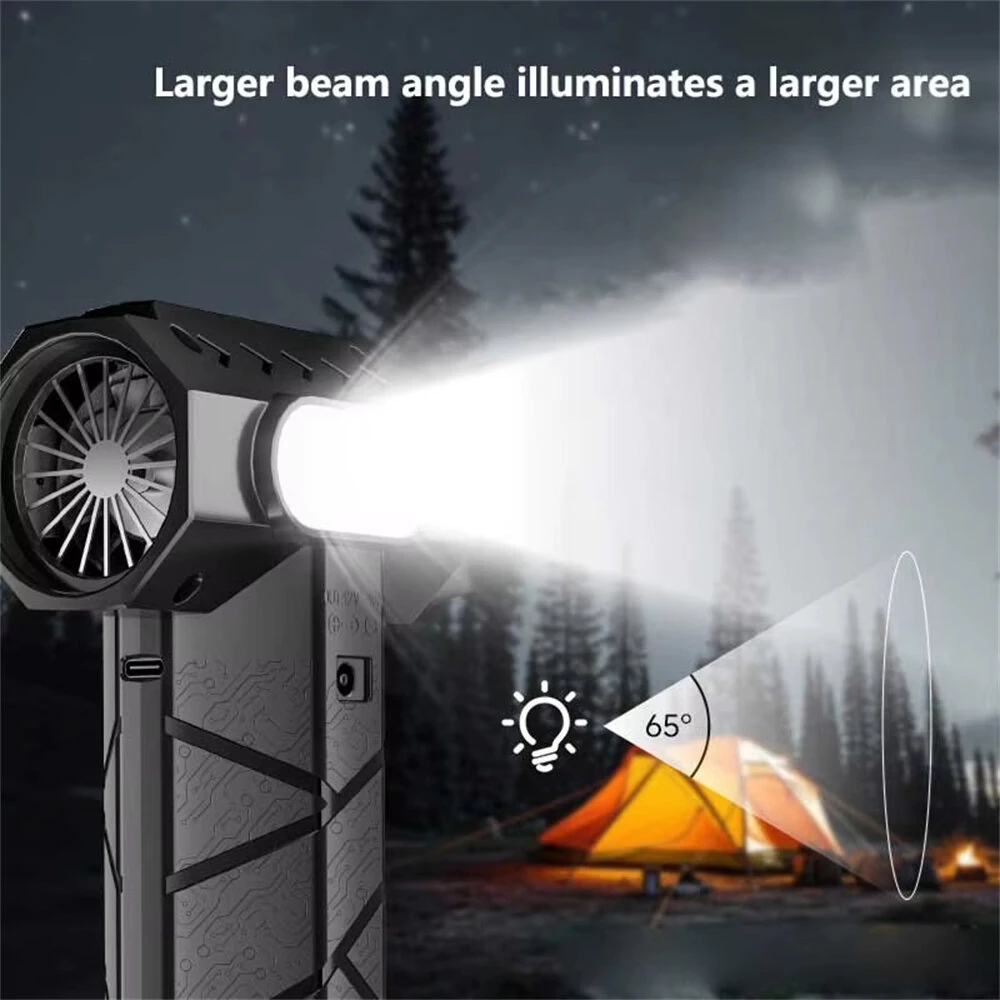 XZXY HFX-03 Blowing and Suction 2-in-1 Violent Turbine Car Fan High-Power 40mm / 29mm Ducted Brushless Motor Digital Display Strong Wind Pressure for Vehicle Home Cleaning — view 2