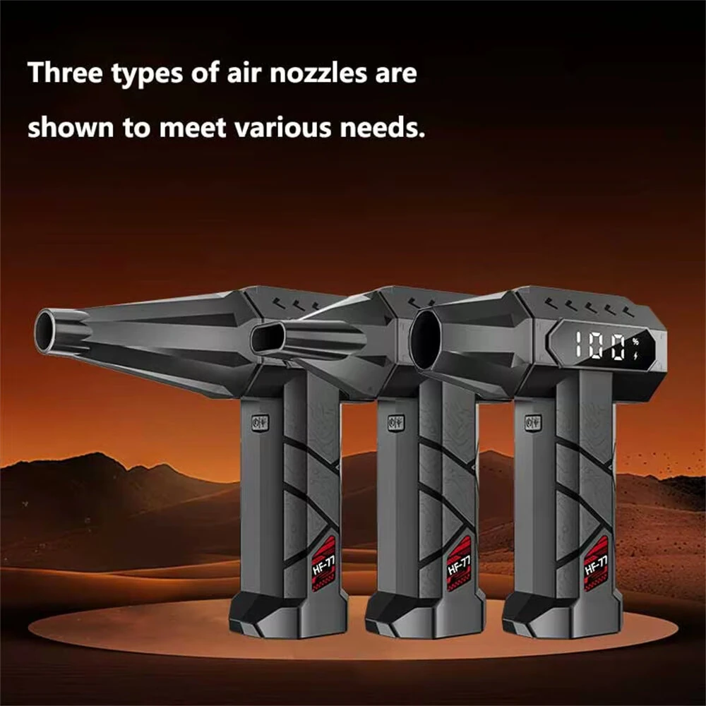 XZXY HFX-03 Blowing and Suction 2-in-1 Violent Turbine Car Fan High-Power 40mm / 29mm Ducted Brushless Motor Digital Display Strong Wind Pressure for Vehicle Home Cleaning — view 3