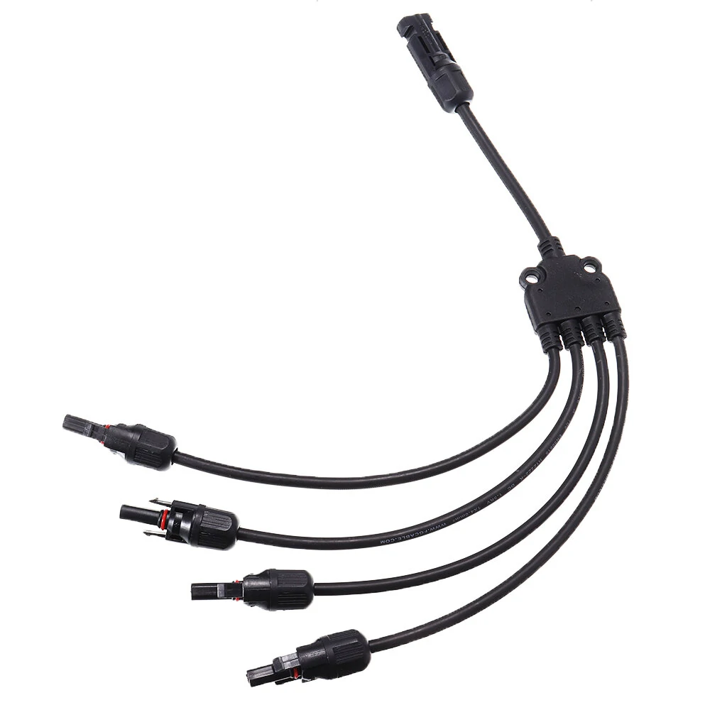Y Branch MC4 Solar Panel Adaptor Cable Connector(1, M/FFFF and F/MMMM) — view 4