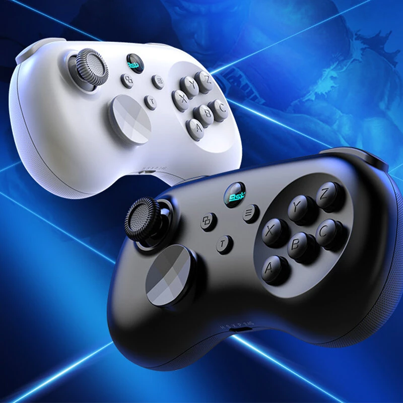 Y04 Fighting Game Controller 6 Buttons Layout Hall Effect Joystick Max 6000Hz Polling Rate Adjustable Keycaps for Switch PC Android — view 3