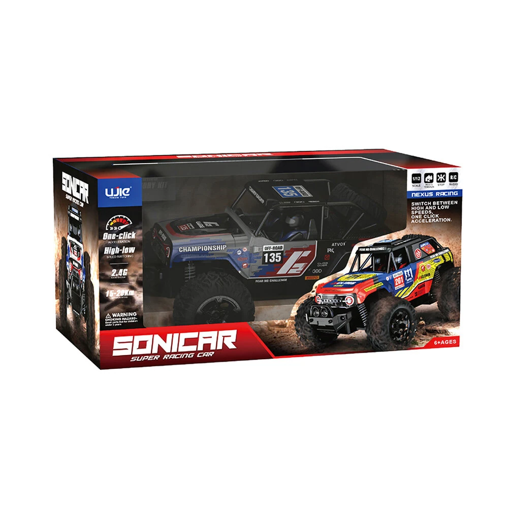 Y120 Y121 RTR 1/12 2.4G RC Car Off-road Anti-collision One-touch Boost Music Switching Boys Toys — view 5