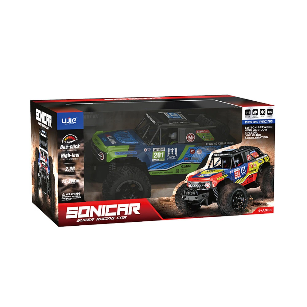 Y120 Y121 RTR 1/12 2.4G RC Car Off-road Anti-collision One-touch Boost Music Switching Boys Toys — view 6
