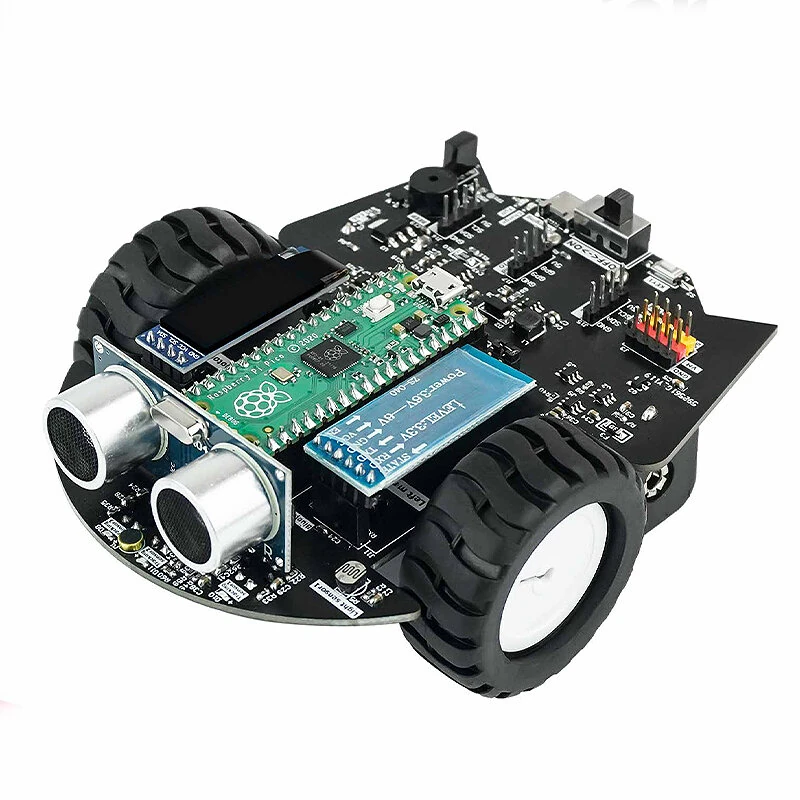 Yahboom Raspberry Pi Pico Robot Car Kit Programmable Car Support MicroPython Programming for Student DIY Electronic Project Raspberry Pi