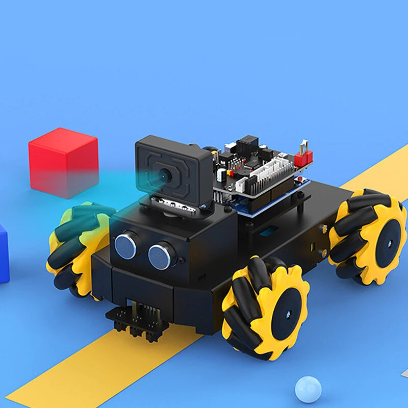 Yahboom Smart Robot Car Kit Roboduino V2 with ESP32 WiFi Camera Metal Body Educational Toy Robotic Kit DIY for Arduino — view 7