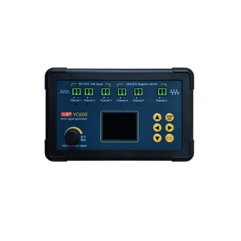 YC600 Six Channel Auto Signal Generator Crankshaft Camshaft CKP CMP Simulator ECU Computer Maintenance Tester — view 6