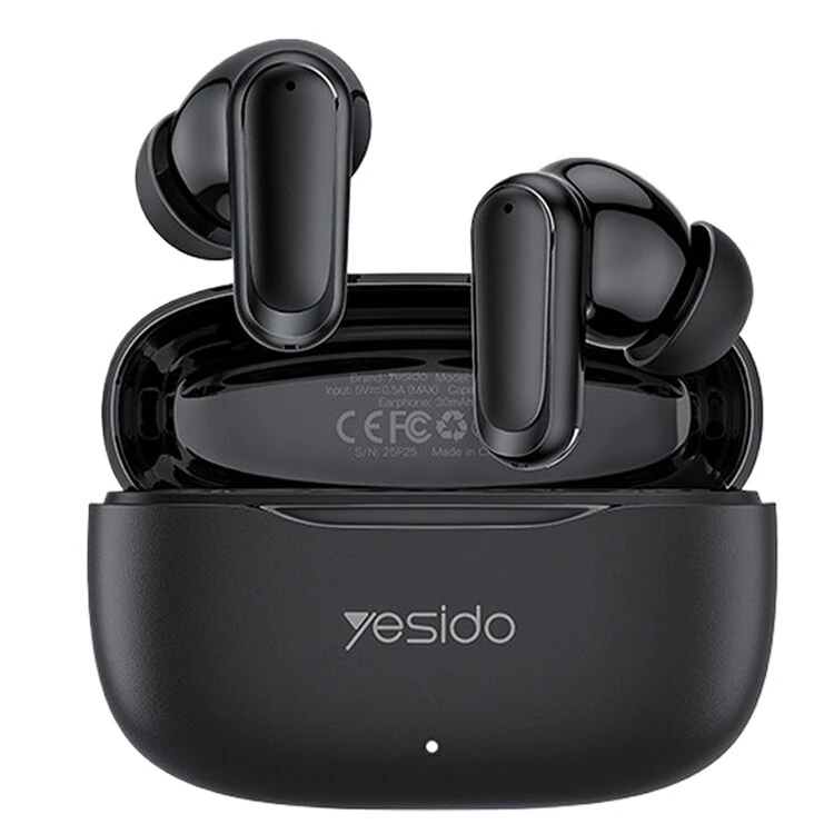 Yesido TWS38 TWS Earbuds Wireless bluetooth 5.4 Earphone 13mm Driver Unit Stereo Sound Built-in HD MicrophoneIn-ear Sports Headphones — Yesido