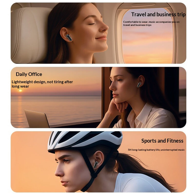 Yesido TWS38 TWS Earbuds Wireless bluetooth 5.4 Earphone 13mm Driver Unit Stereo Sound Built-in HD MicrophoneIn-ear Sports Headphones — view 7