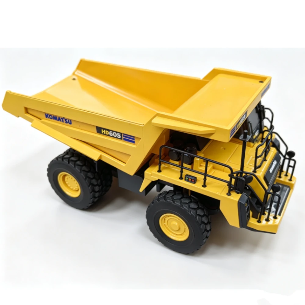 YI GONG YG605 RTR 1/50 2.4G RC Car Alloy Screw Dump Truck Simulation Engineering Electric Remote Control Construction LED Light Sound Fully Function Vehicles Models Kids Children Toys — view 4