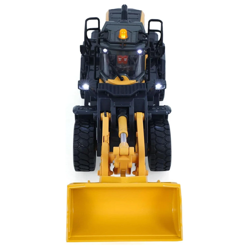YIGONG YG475 RTR 1/50 2.4G RC Car Loader Alloy Bucket Simulated LED Light Sound Remote Controlled Engineering Vehicle Desktop Toys Model Collection Gift For Boys — view 4