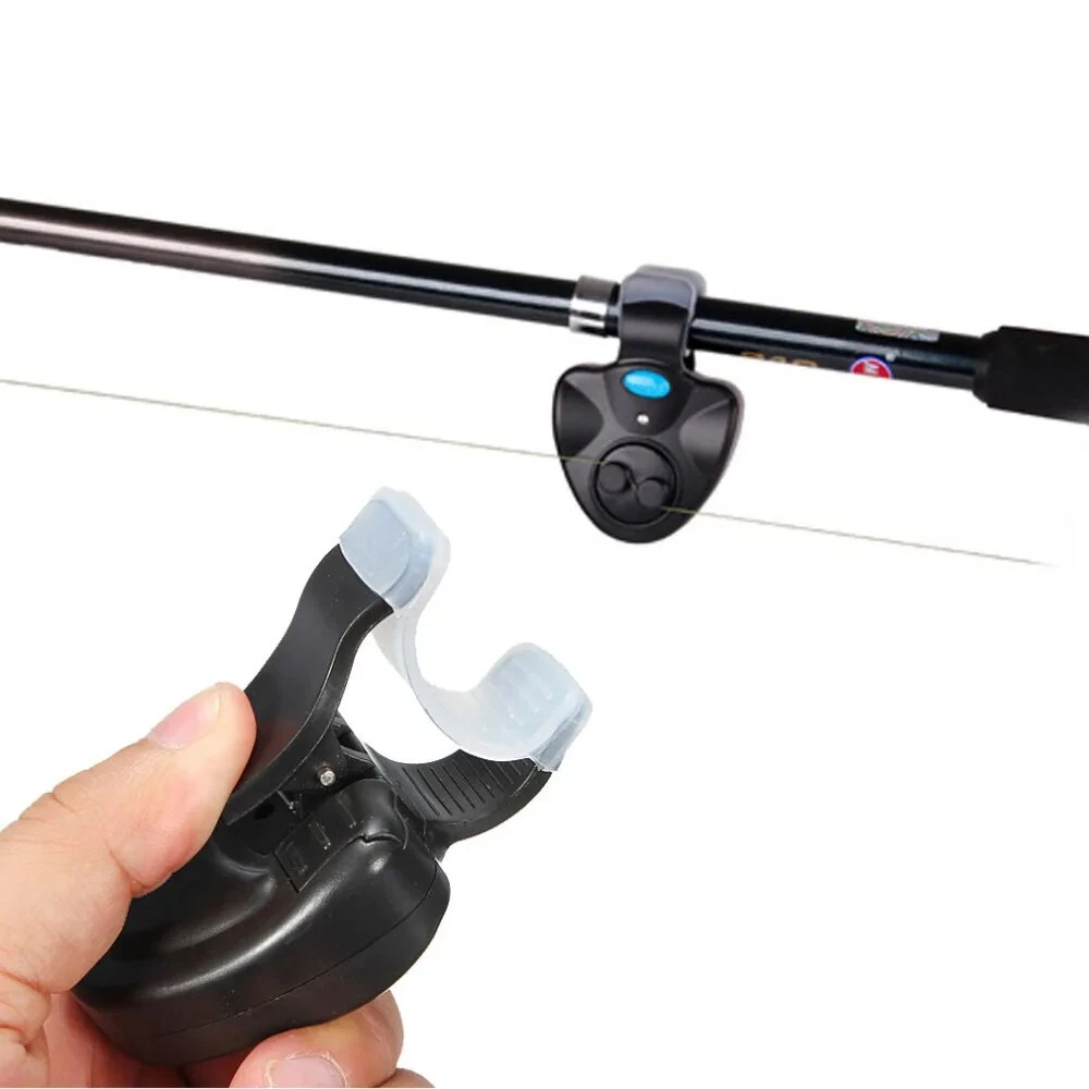 YOLO Fishing Alarm with LED Light Loud Sound Fish Bell Clip-On for Rod Fishing Tackle Accessories — view 4