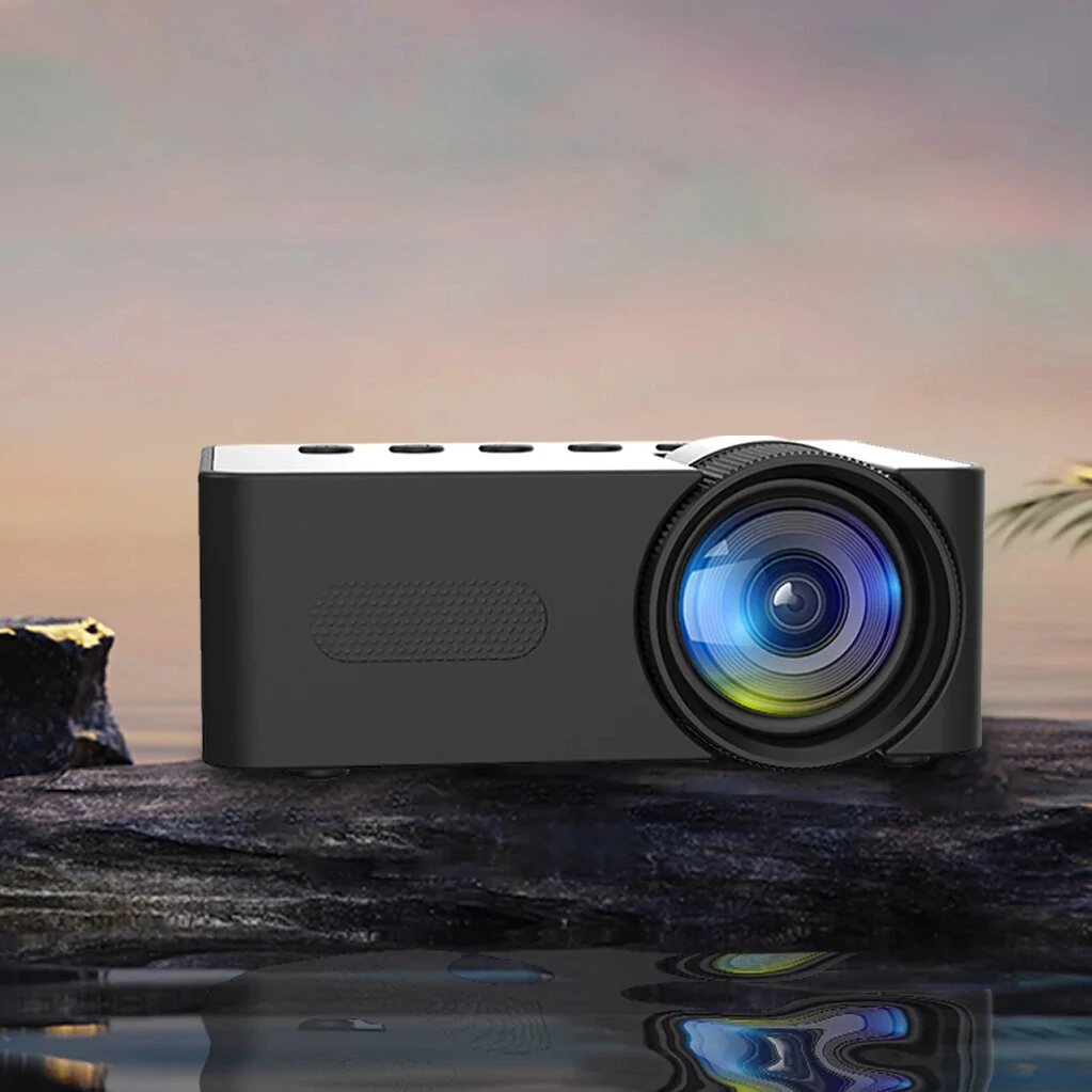 YT100 Mini Wifi Smart Portable Outdoor Projector Full HD1080P Office Home Theater Movie Wireless Same Screen Projector — YT100