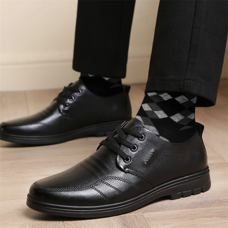 YUEDGE 5 Pairs Of Men's Trendy Checkered Pattern Mid Calf Crew Socks, Breathable Cotton Blend Comfy Casual Sports Socks For Outdoor Fitness Basketball Running — view 8