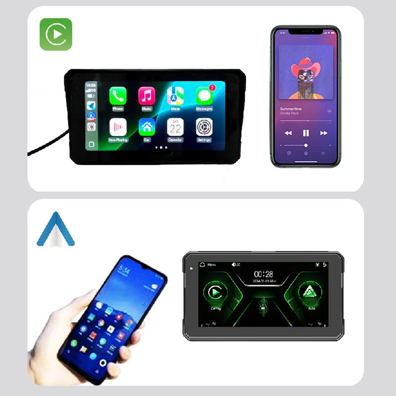 YUEHOO M790 M792 Motorcycle Smart Screen 6Inch IPS Touch Screen 1440*720 Resolution 1000NIT Brightness Bluetooth V5.0  WiFi 2.4+5G Wireless Carplay Huawei Hicar IPX8 Waterproof — view 7