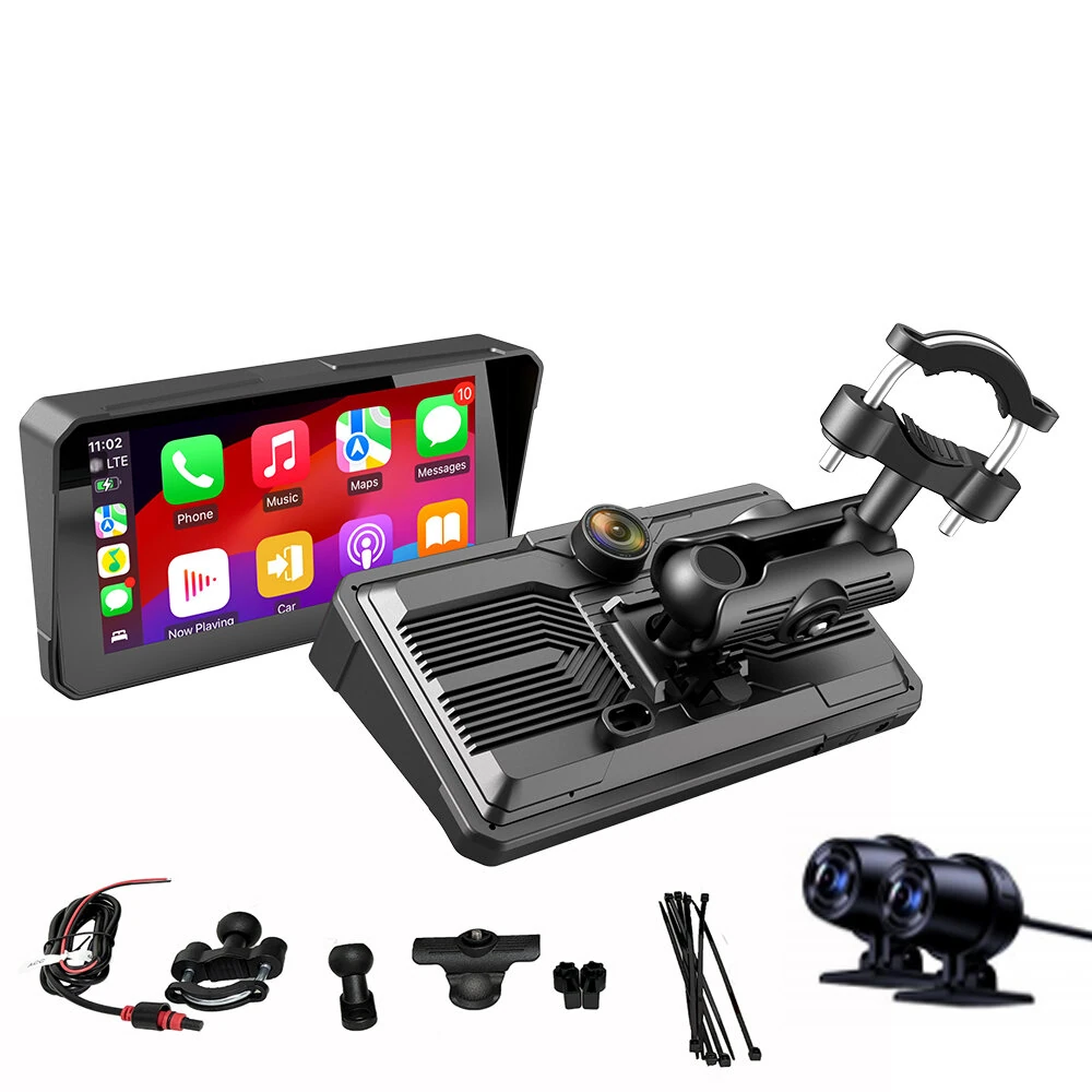 YUEHOO M790 M792 Motorcycle Smart Screen 6Inch IPS Touch Screen 1440*720 Resolution 1000NIT Brightness Bluetooth V5.0  WiFi 2.4+5G Wireless Carplay Huawei Hicar IPX8 Waterproof — view 8