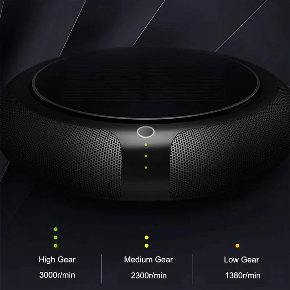 Z2 Solar-Powered Car Air Purifier Negative Ion Purification and Deodorization Home Use Vehicle Electric Air Purifiers — view 6