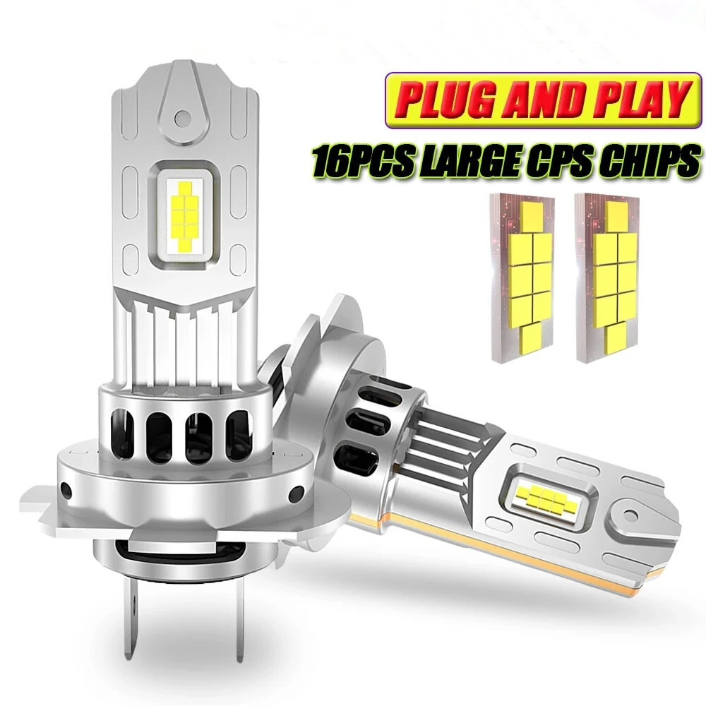 Z8 LED Headlight Bulbs 3500LM Super Bright 6500K White CSP Chips Canbus Error Free Plug-in-Play Headlamp Conversion Kit With Fan — view 8