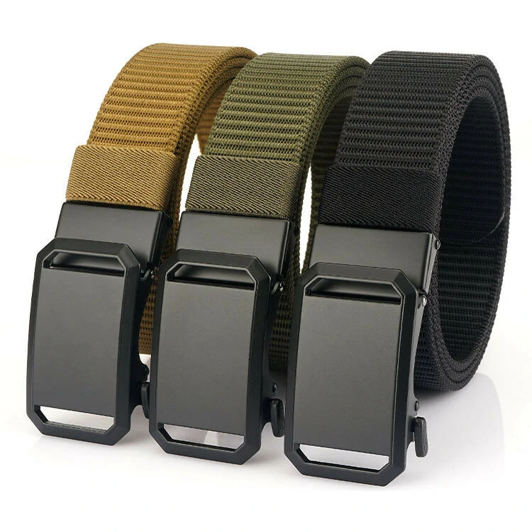 ZANLURE 125cm Metal Buckle Tactical Belt Nylon Wistand Inserting Buckle Military Fan for Men Women — ZANLURE
