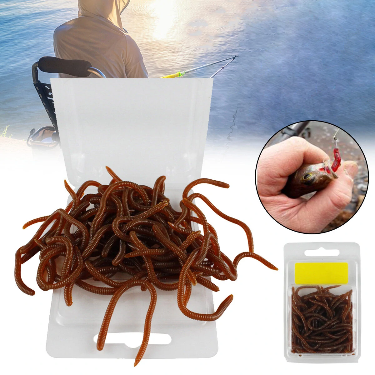 ZANLURE 20/50 Pcs Fishing Lures Artificial Soft TPR Baits Shrimp Bass Carp Fishing Tackle — ZANLURE