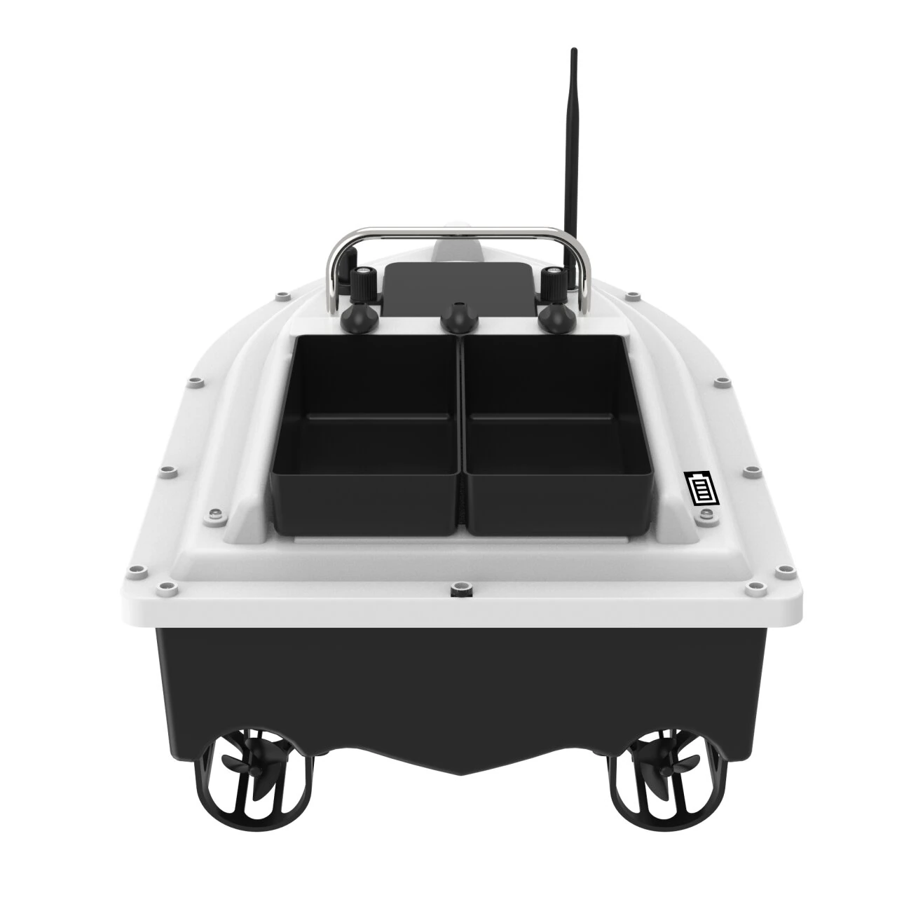 ZANLURE D26C 5200mAh GPS RC Bait Boat Dual Storage 500M Wireless Remote Control Fishing Bait Boat Fishing Feeder Boat Auto Return — view 4