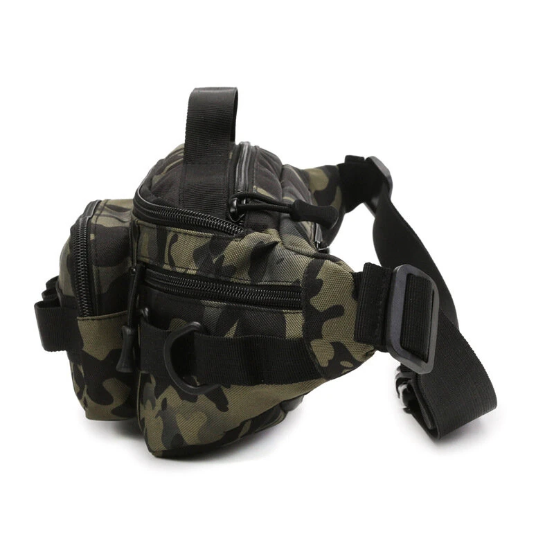 ZANLURE Men's Fishing Lure Bag Waterproof Molle Tactical Waist Chest Pack Multifunctional Travel Hunting Bag — view 4