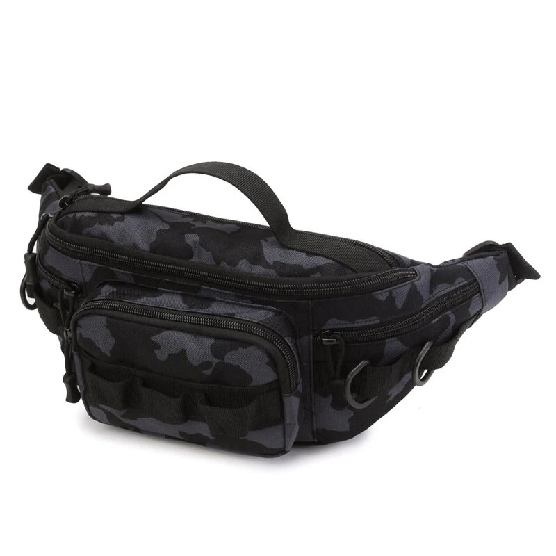 ZANLURE Men's Fishing Lure Bag Waterproof Molle Tactical Waist Chest Pack Multifunctional Travel Hunting Bag — view 7