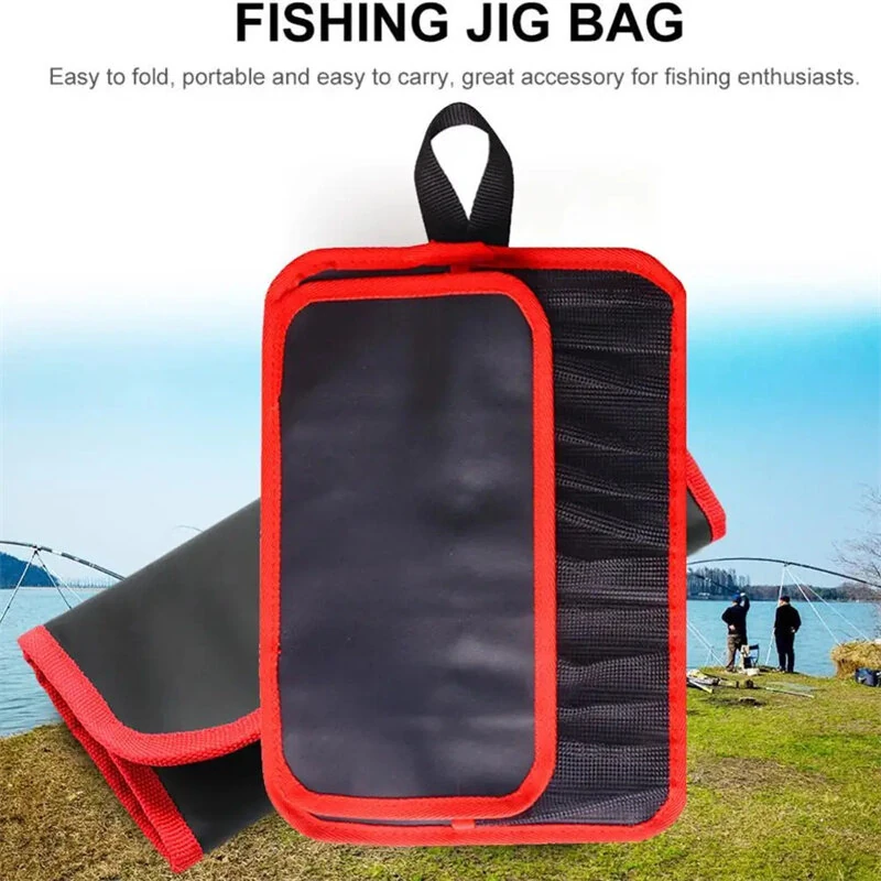 ZANLURE Waterproof Fishing Lure Bag 12 Slots Metal Jigs Sea Bait Lead Protector Case — view 8