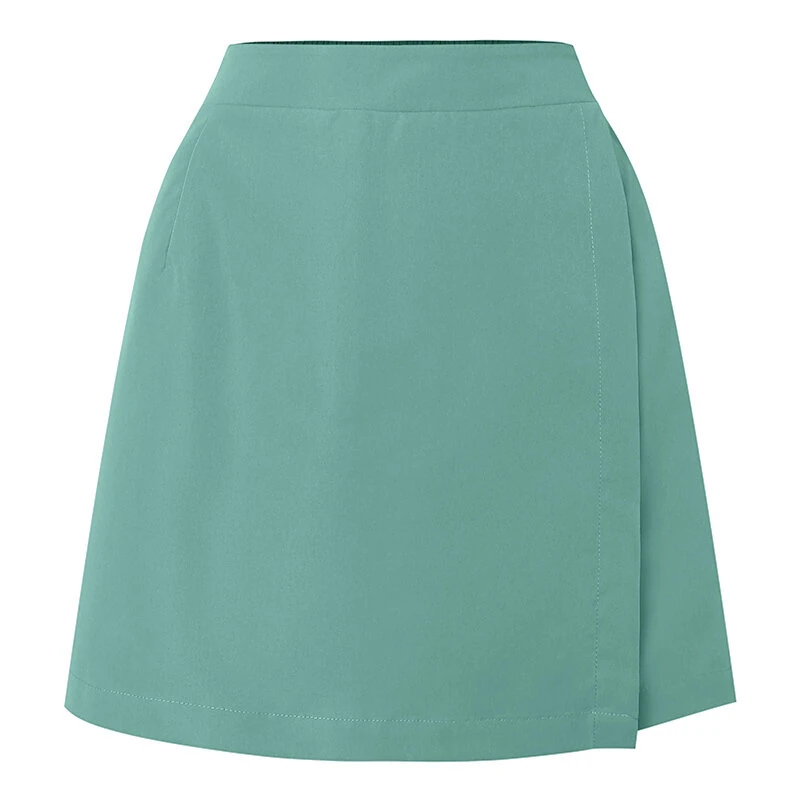 ZANZEA Women Commute Back Elastic Waist Solid Summer Casual Skirt Shorts — view 8