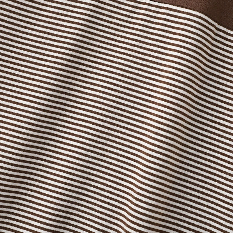 ZANZEA Women Summer T Shirt Vintage Striped Short Sleeve Tee Korean Fashion Round Neck Patchwork Tunics Casual Knitted Tops — view 8
