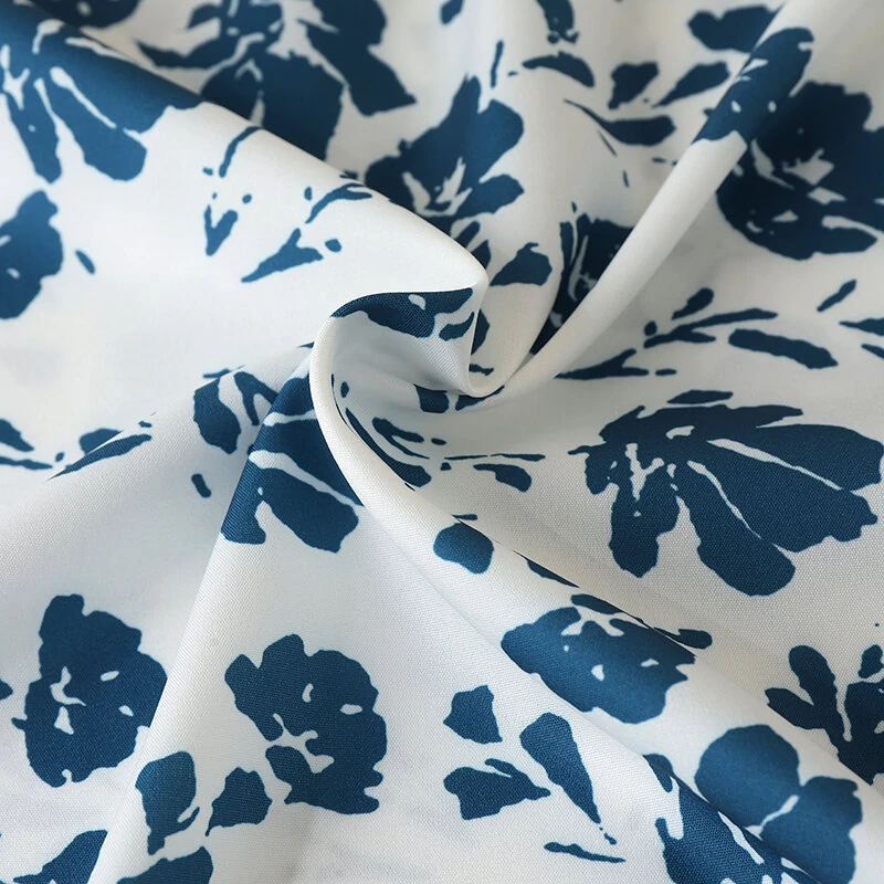ZANZEA Womens Floral Print Ruffled Open Round Neck Design Short Sleeve Shirts — view 10