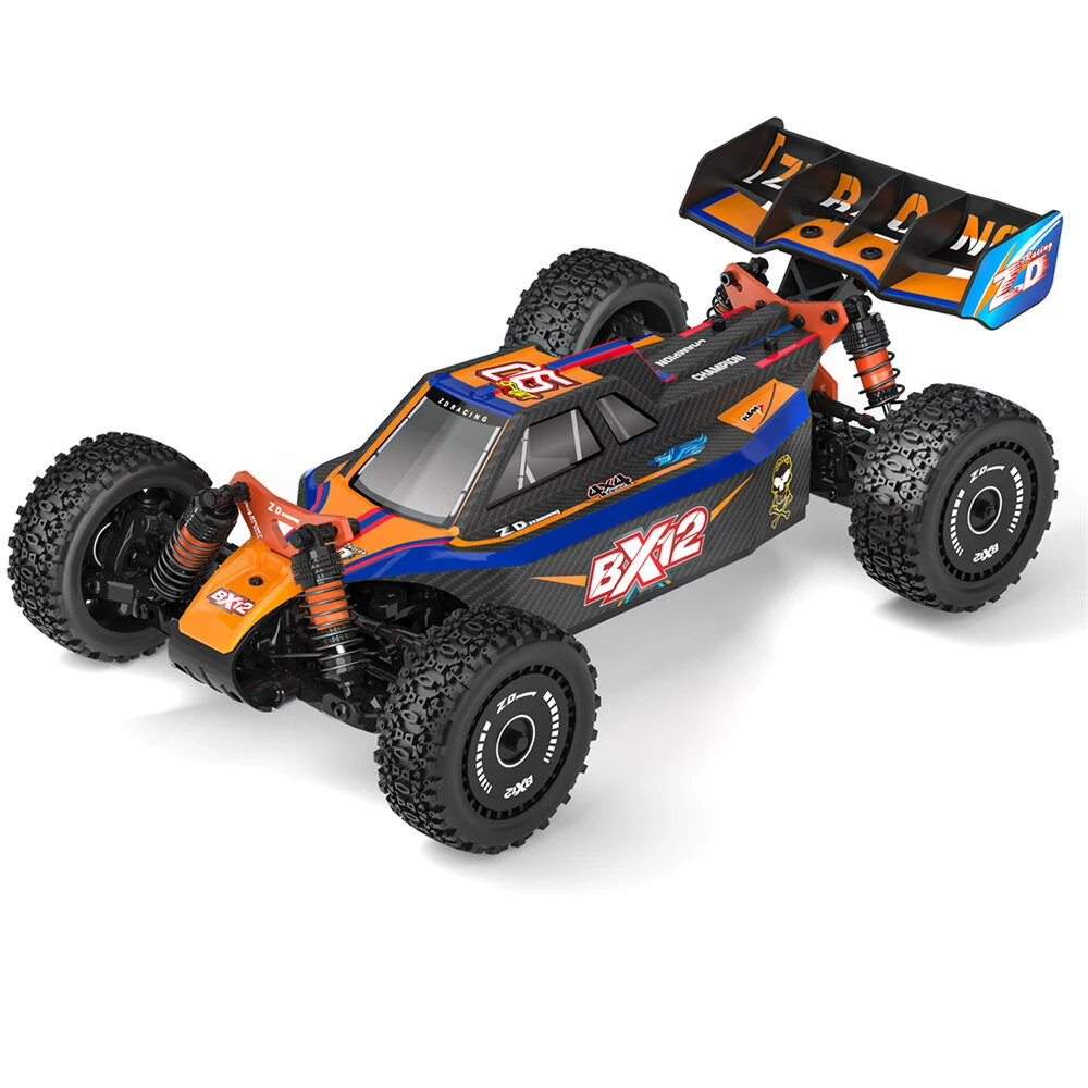 ZD Racing BX12 RTR 1/12 2.4G 4WD 70km/h 3S Brushless RC Car High Speed Racing Off-Road Truck Metal Chassis Gears Differential Vehicles Models Oil Filled Shocks Toys — ZD Racing