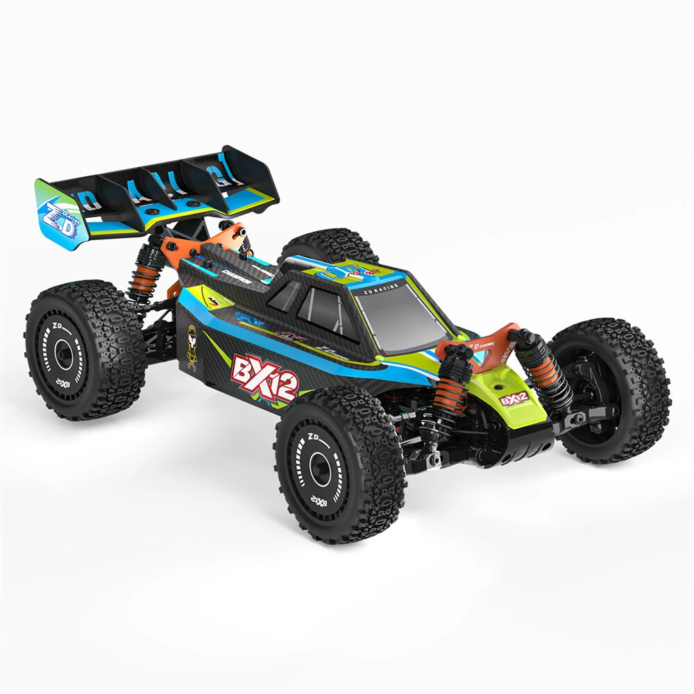 ZD Racing BX12 RTR 1/12 2.4G 4WD 70km/h 3S Brushless RC Car High Speed Racing Off-Road Truck Metal Chassis Gears Differential Vehicles Models Oil Filled Shocks Toys — view 8