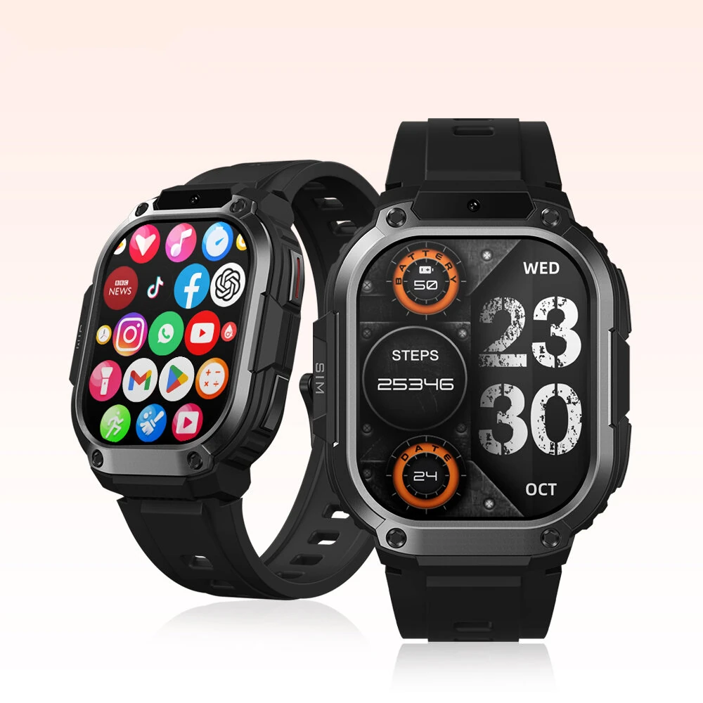 Zeblaze Thors SQ 4G GPS 2.13 inch AMOLED Google Play 2GB+16GB Front Camera Google Maps Android 8.1 Smart Watch Phone — Zeblaze