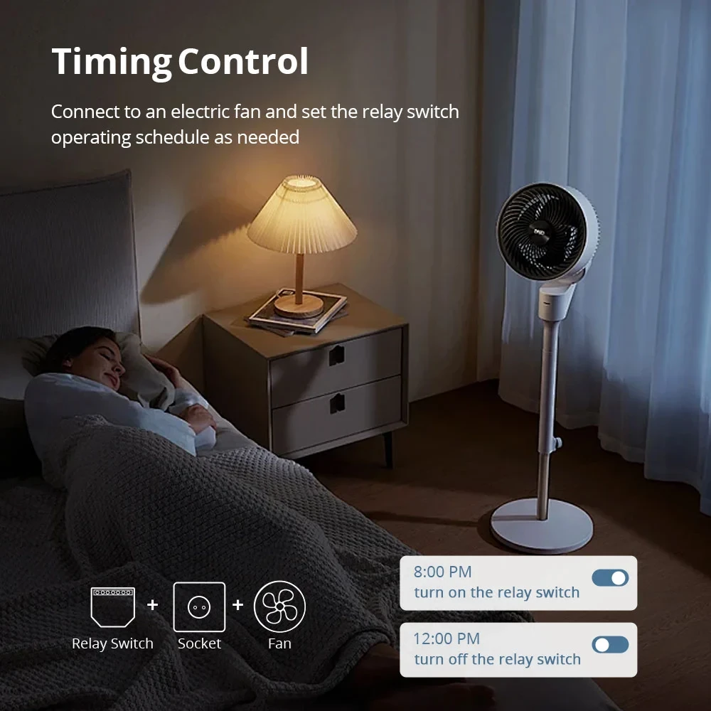 Zemismart WiFi Smart Relay Switch 1 Gang with Power Monitor Neutral Required Work with Tuya App Smart Life App — view 9